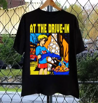 At The Drive In Concert Poster 2000 Short Sleeve Black All Size Shirt - Image 1 of 3