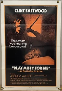 PÓSTER ORIGINAL DE UNA HOJA PLAY MISTY FOR ME FF CLINT EASTWOOD (1971) - Imagen 1 de 1