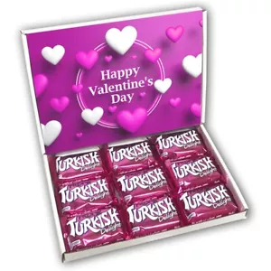 Cadbury Frys Turkish Delight Milk Chocolate Bars Gift Box Hamper Valentines - Picture 1 of 3
