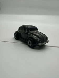 Micro Machines Galoob LGT 1994 Volkswagen Beetle Dark Grey Car Toy Vintage Rare - Picture 1 of 8