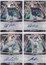 2022 Panini Elite Extra Edition Hidden Gems Black Auto (x4) Max Rajcic Delucia