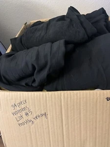 Bulk Lot of Pre-Owned Womens Mostly Vintage Clothing Multiple Size 34 Item 25 Lb - Picture 1 of 3