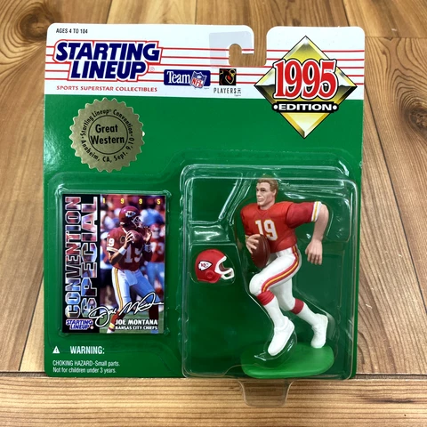 NEW Starting Lineup 1995 NFL Joe Montana Kansas City Chiefs Action Figure Cover