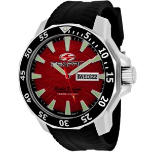 Seapro Men's Scuba Dragon Diver Limited Edition 1000 Meters Red Dial Watch - - Picture 1 of 1
