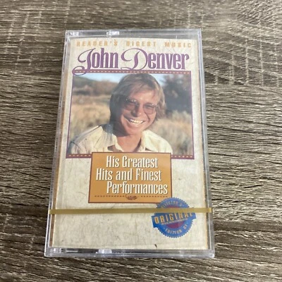 John Denver - Greatest Hits and Finest Performances Cassette -Readers Digest NEW - Image 1 of 4