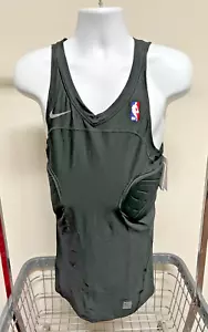 Nike Pro Hyperstrong Mens NBA Compression Padded Black Tank 2XL 881965-010 - Picture 1 of 10