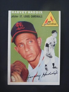 1954 Topps Baseball Card #9 Harvey Haddix (EX/EX-MT) - Picture 1 of 2