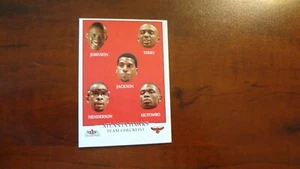 2000-01 Fleer Tradition # 293 Atlanta Hawks Team Checkliste Basketball Karte - Bild 1 von 2