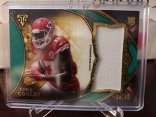 2015 TOPPS TRIPLE THREADS CHRIS CONLEY ROOKIE JUMBO RELICS EMERALD #35/50 CHIEFS