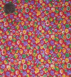 VTG Cotton Broadcloth Quilting Fabric - 18" long x 44" wide - Picture 1 of 1