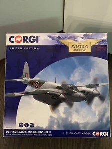 DH MOSQUITO - CORGI AVIATION ARCHIVE AA32819 - ELVINGTON AIR MUSEUM - 1:72 scale - Picture 1 of 6