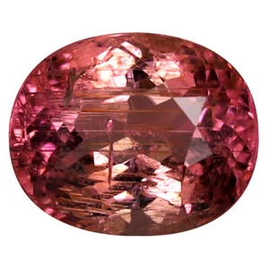 2.79 ct Topnotch Oval Cut (9 x 8 mm) Mozambique Pink Tourmaline Natural Gemstone - Picture 1 of 1