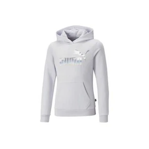 PUMA NOVA SHINE LOGO HOODIE JR SWEATSHIRT GIRLS - Picture 1 of 2