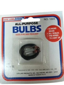Life Like 1223 Bombillas Todo Uso 2 Bombillas Precableadas 14V AC/DC NOS Envío Gratis - Imagen 1 de 1