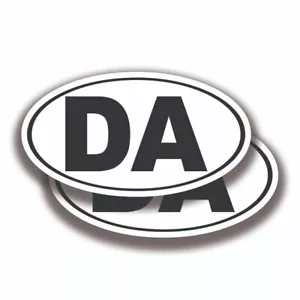 DECALCOMANIE DA INIZIALS 2 Adesivi Bogo Auto Camion Laptop Paracolpi Finestra - Foto 1 di 1