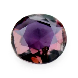 Certified 0.55ct Natural Unheated Purple Sapphire VVS Clarity Rose Cut Round - Picture 1 of 4