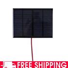 3W 12V Portable Solar Panel with Cable Solar Battery Charger for Lamp Fan Pump