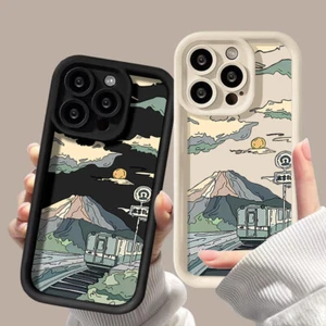 Anime Starry Sky Train Landscape Case For iPhone 11 14 16 15 Pro Max 12 13 Pro X - Foto 1 di 128