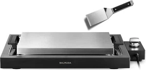 BALMUDA K10A-BK The Plate Pro Hot Plate Black Teppanyaki Yakiniku Japan NEW - Picture 1 of 4
