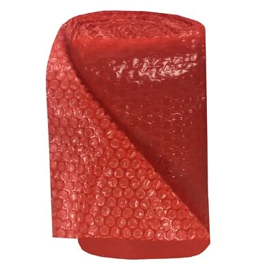 UBMOVE 30-Feet Roll of Red Bubble Small 3/16" Wrap x 12" Wide - Image 1 of 4