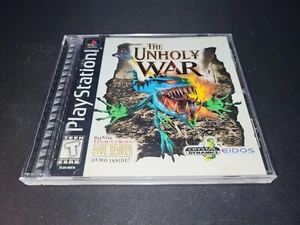 The Unholy War Eidos Sony Playstation 1 PS1 EX+nm estado COMPLETO+tarjeta regular! - Imagen 1 de 5