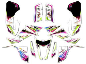 2003-2008 LTZ 400 SURGE Pink Senge Graphics Kit Compatible with Suzuki - Bild 1 von 7