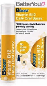 Better You Boost Vitamin b12 Oral Spray 25ml High Strength Apricot Flavor Spray - Picture 1 of 8