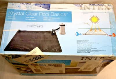 INTEX 28685 Tappetino Riscaldante Pannello Solare 120x120 Krystal Clear Pool Bas - Image 1 of 4