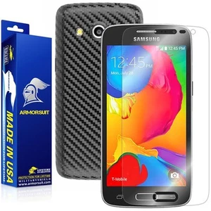 ArmorSuit MilitaryShield Samsung Galaxy Avant Screen Protector + Black Carbon - Picture 1 of 6