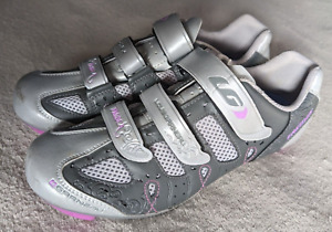 LOUIS GARNEAU Fresca SPD Cycling Shoes Womens US 10 EU 42 Purple Gray Ergo Air
