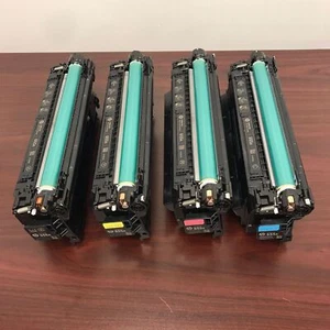 SET HP 655A Toner CF450A-CF451A CF452A CF453A für LJ M652 M653 MFP M681 M682 - Bild 1 von 8