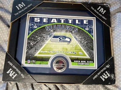 西雅图海鹰队高地铸币厂相框照片 — 第 1/4 张图片