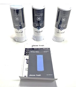 3-Pack Glacier Fresh GF-XWF Refrigerator Water Filter Replacement NSF Certified - Picture 1 of 2