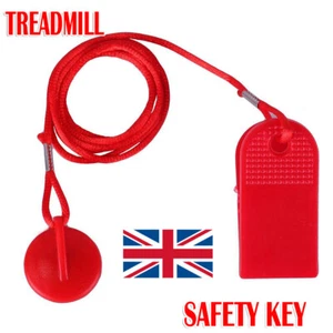Universal NUEVA LLAVE DE SEGURIDAD ROJA PARA Treadmil Interruptor de seguridad magnético Bloqueo LLAVE SEGURA - Imagen 1 de 1