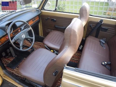 Juego de 4 alfombrillas CocoMats personalizadas para coche Volkswagen Super Beetle 1970-1979 Foto 1 de 3