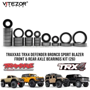 26P Front & Rear Axle Bearings Kit for Traxxas TRX4 Defender Bronco Sport Blazer - Picture 1 of 7
