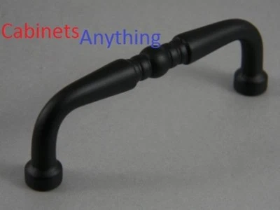  Tiradores planos negros Amerock BP-53006FB Foto 1 de 2