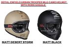 Royal Enfield "URBAN TROOPER MLG CAMO HELMET" WITH FREE REMX GOOGLE