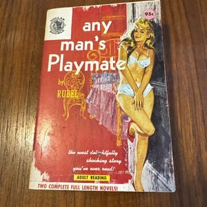 Vintage sleaze GGA Paperback, Dollar Double #951, Bonfils Cover, 1962, - Foto 1 di 8