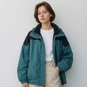 Vintage Columbia Medium Bugaboo Jacke Schnee Ski 3-in-1 türkis blau USA 90s Y2K - Bild 1 von 18