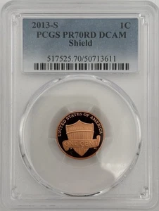 2013 "S" PCGS 70 RD DCAM Proof Lincoln Cent - Picture 1 of 2