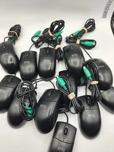 Lot Of 12 WYSE MO42KOB 770510-13L PS/2 Optical 2-Button Scrollwheel Mouse - Picture 1 of 4