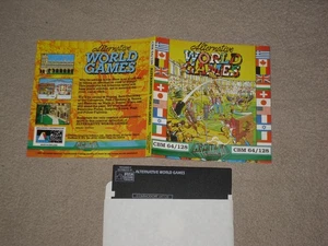 *** Commodore C64 OVP Spiel DISK --- ALTERNATIVE WORLD GAMES von Gremlin *** - Bild 1 von 1