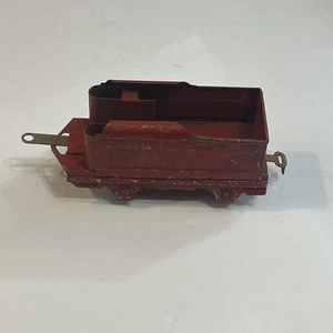 Tren de carbón Lionel Tender de colección rojo estaño raro - Imagen 1 de 8