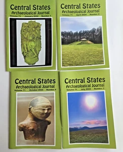 Central States Archaeological Journal 2024 Vol. 71 (1,2,3,4) Complete year - Picture 1 of 7