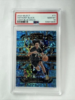 2023-24 Panini Select - Concourse Anthony Black #71 Light Blue Disco Prizm... - Image 1 of 2