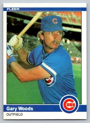1984 Fleer #507 Gary Woods Chicago Cubs - Image 1 of 2