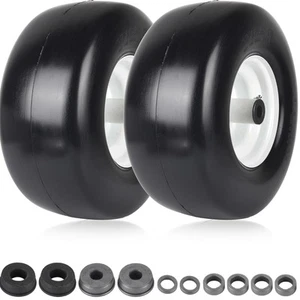 (2er Pack) 13x6.50-6 Flat Free Reifen und Rad - Universal 13x6.5-6 Vollgummi... - Bild 1 von 6
