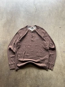 Realtree Shirt Mens Large Buttons Thermal Waffle Knit Long Sleeve Outdoor - Picture 1 of 6