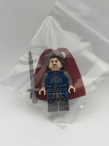 LEGO-Aragorn dunkelrot & schwarz Cape lor066-Herr der Ringe HdR Minifigur - Bild 1 von 11